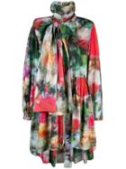 Adam Lippes Oversized Floral Print Jacket - Multicolour