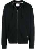 Love Moschino Front Zip Printed Hoodie - Black