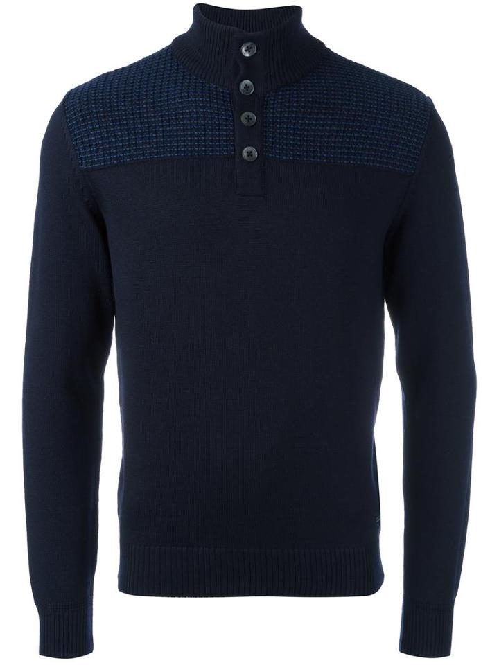 Boss Hugo Boss 'balcos' Sweater, Men's, Size: Large, Blue, Virgin Wool
