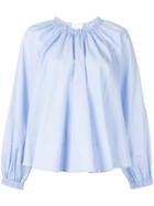 Ck Calvin Klein Gathered Blouse - Black