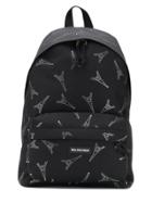 Balenciaga Explorer Embellished Backpack - Black