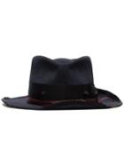 Nick Fouquet Root Trail Fedora Hat - Blue