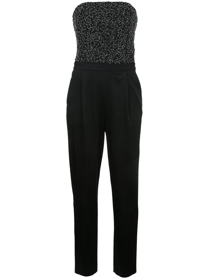Alice+olivia Jeri Jumpsuit, Women's, Size: 4, Black, Polyester/acetate