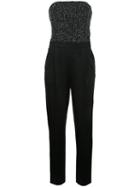 Alice+olivia Jeri Jumpsuit, Women's, Size: 4, Black, Polyester/acetate