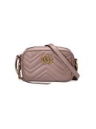 Gucci - Mini Gg Marmont Matelassé Shoulder Bag - Women - Leather/metal - One Size, Nude/neutrals, Leather/metal