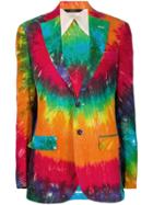 R13 Tie-dye Print Blazer - Pink