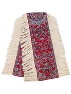 Y/project Wide Fringe Scarf - Red