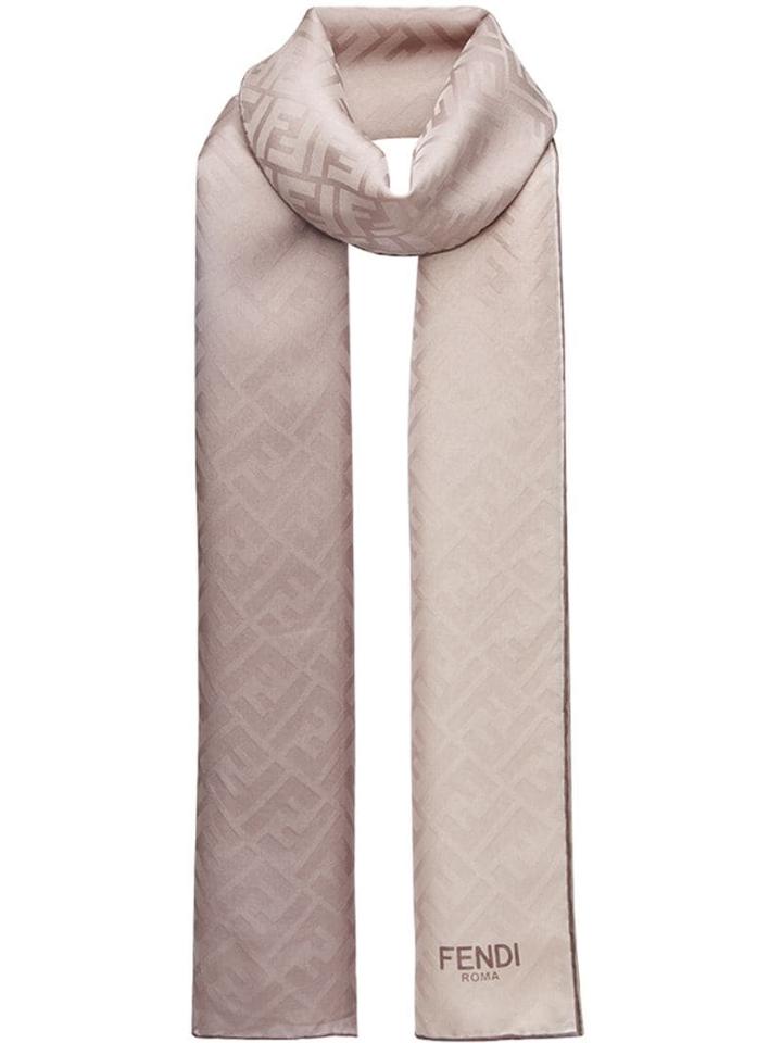 Fendi Two-tone Monogram Scarf - Pink