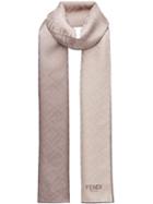 Fendi Two-tone Monogram Scarf - Pink