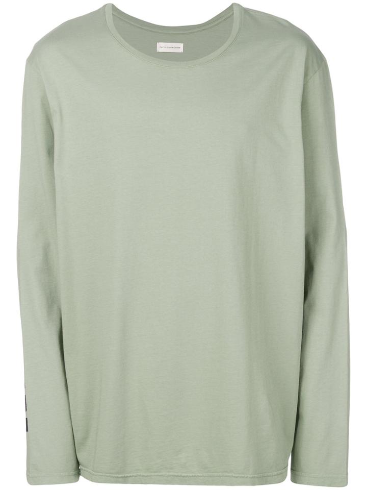 Faith Connexion Slouchy Crew Neck Sweater - Green