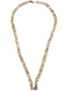 Loree Rodkin Large Beaded Necklace - Nude & Neutrals