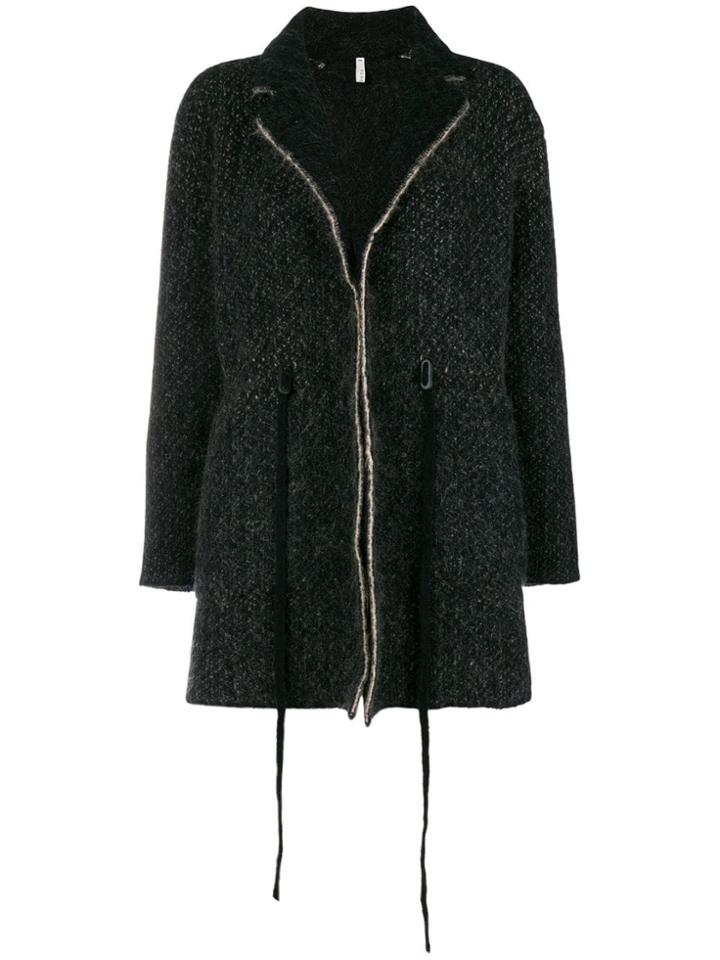 Boboutic Knitted Single-breasted Jacket - Black