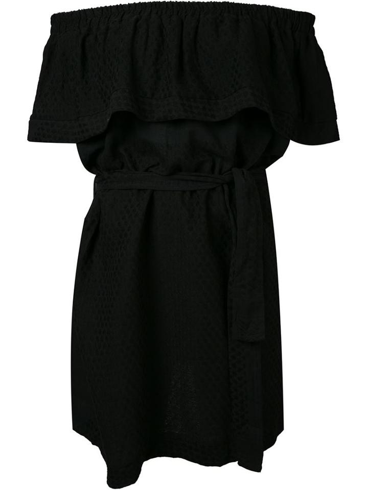 Cecilie Copenhagen Flounce Off-shoulder Dress