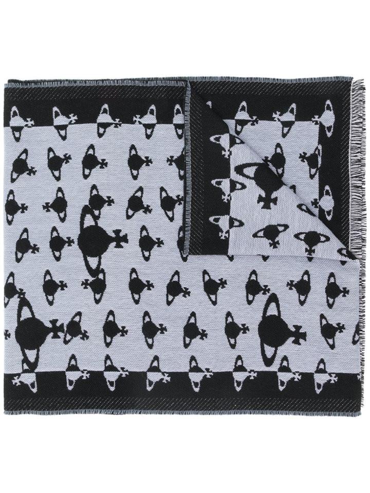 Vivienne Westwood Orb Scarf - Black