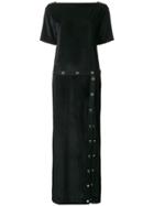 Love Moschino Button Detail Dress - Black