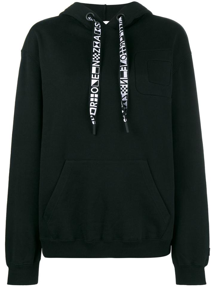 Proenza Schouler Pswl Drawstring Hoodie - Black