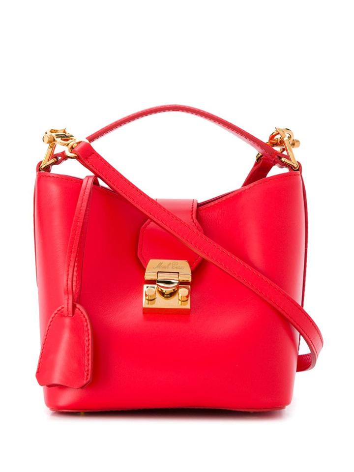 Mark Cross Murphy Bucket Bag - Red