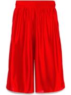 Kappa - Loose Bermuda Shorts - Men - Polyester - L, Red, Polyester