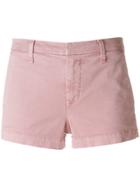 J Brand Concealed Front Denim Shorts - Pink & Purple