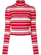 Prada Striped Knit Top - Red