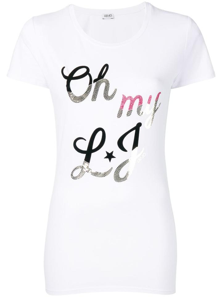 Liu Jo Printed T-shirt - White