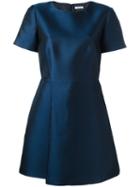 P.a.r.o.s.h. - Flared Dress - Women - Silk/polyester/acetate/viscose - L, Women's, Blue, Silk/polyester/acetate/viscose