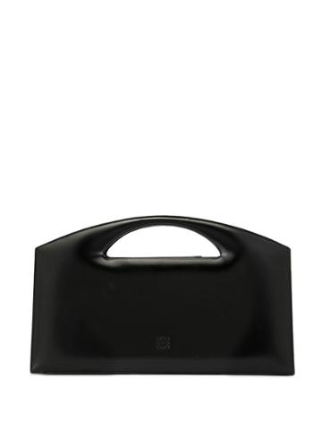 Loewe Pre-owned Embossed Logo Handbag - Black