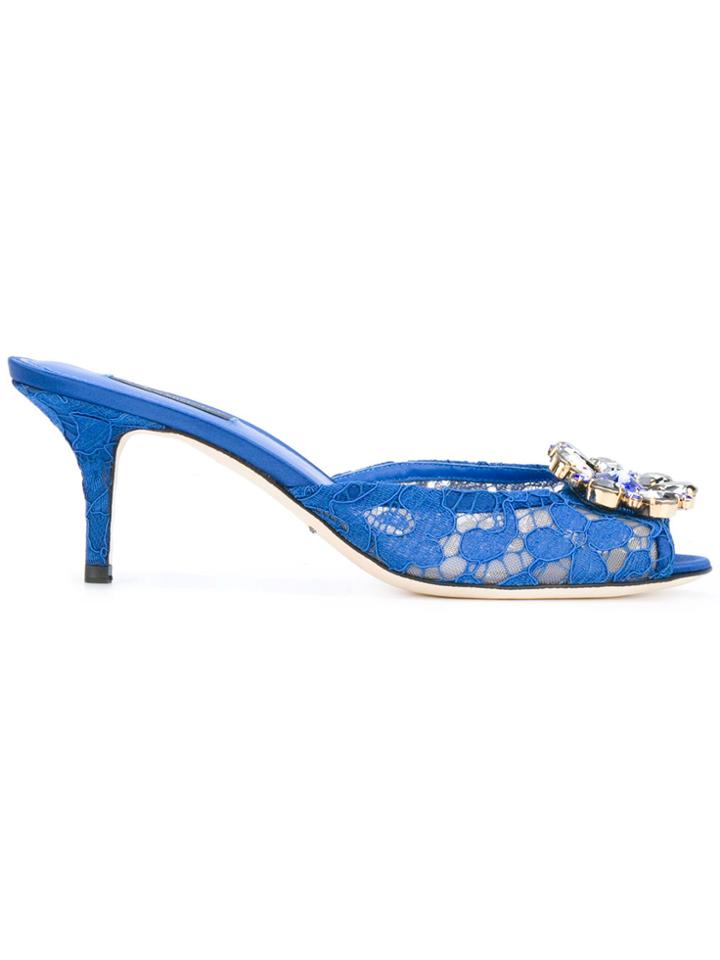 Dolce & Gabbana 'keira' Mules - Blue