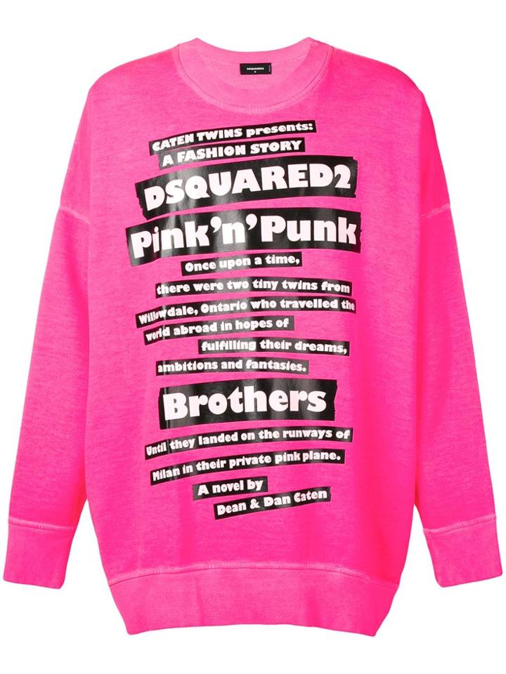 Dsquared2 Pink N Punk Sweatshirt