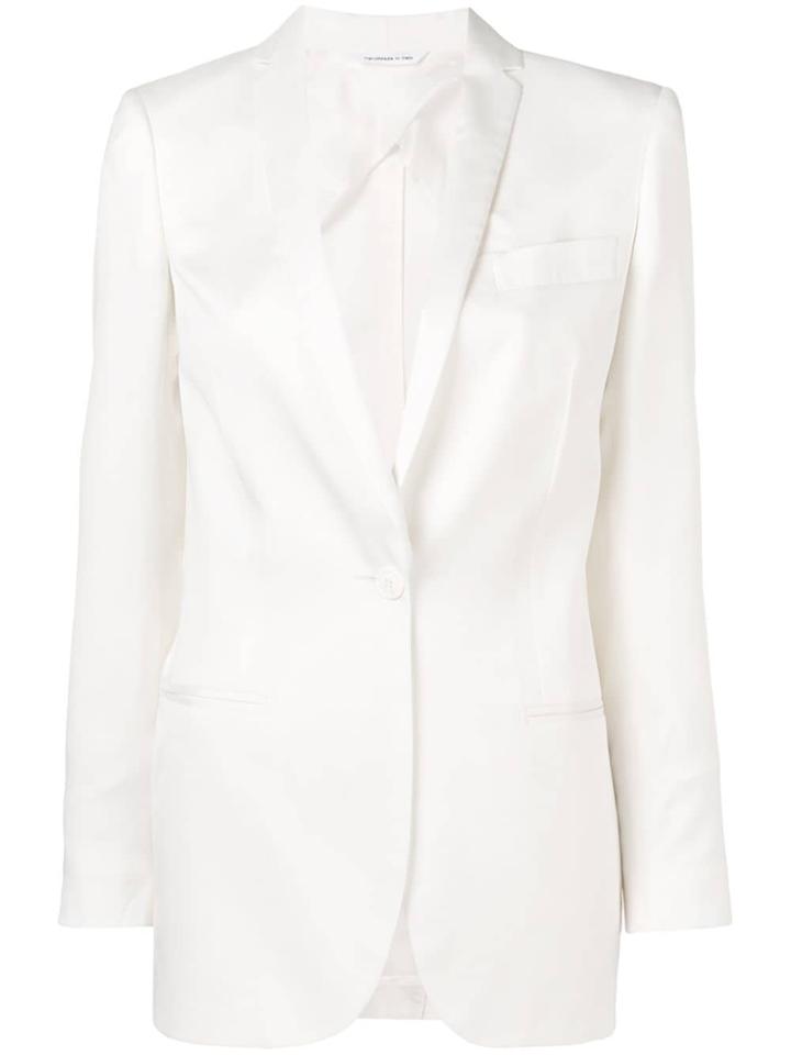 Tonello Longline Blazer - White