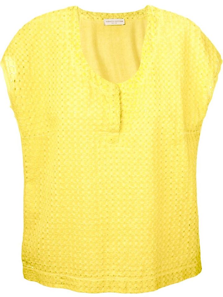 Roberto Collina Broderie Anglaise Blouse