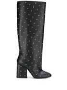 Marni Stud-embellished Knee-high Boots - Black