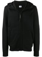 Cp Company Goggles Zip-up Hoodie - Black