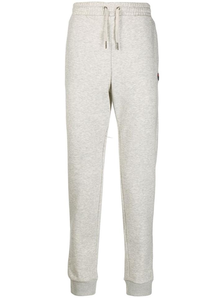 Fila Logo Patch Drawstring Track Pants - Grey