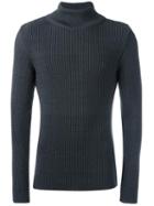 S.n.s. Herning 'real' Ribbed Jumper, Men's, Size: Small, Grey, Merino/virgin Wool