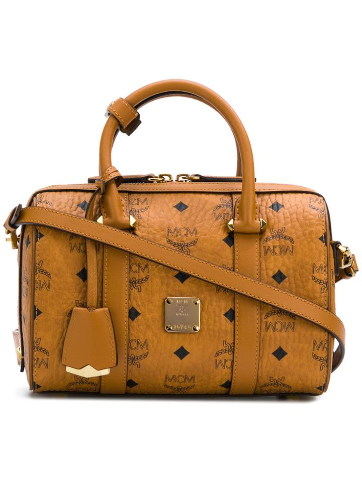 Mcm Essential Shoulder Bag - Brown
