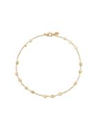 Natasha Collis 18k Yellow Gold Nugget Charm Bracelet