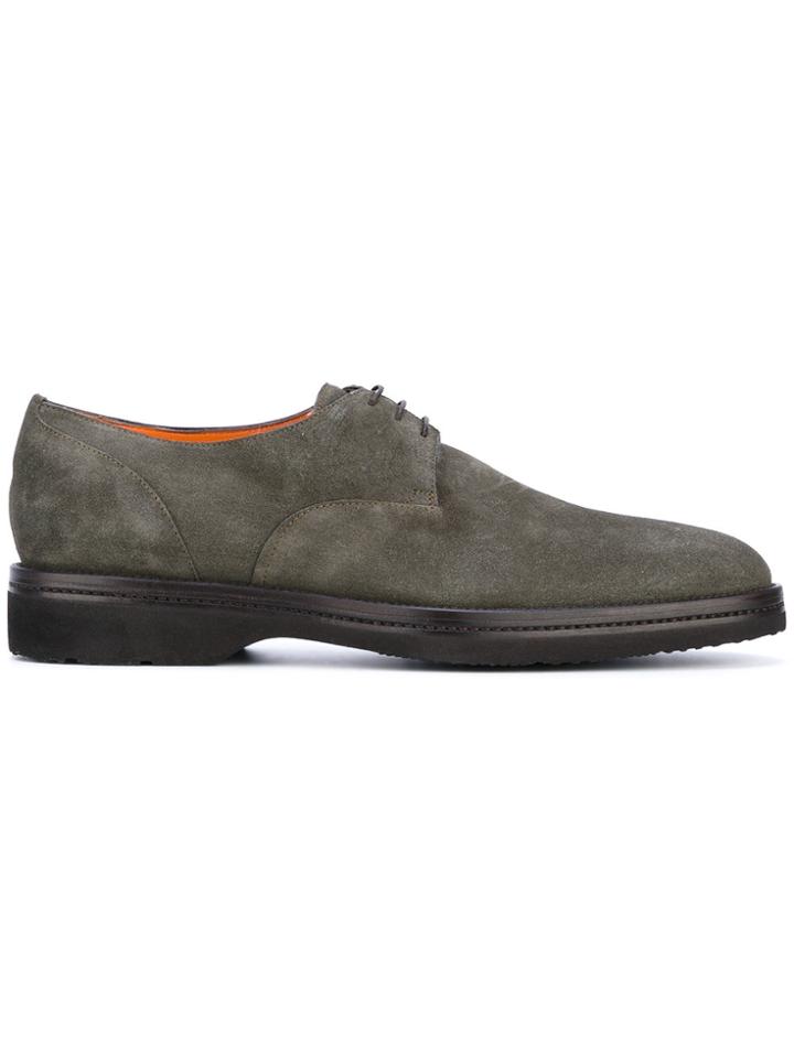 Santoni Derby Shoes - Green