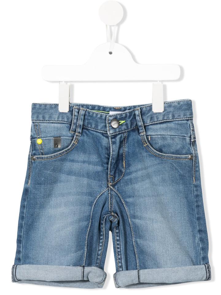 Dkny Kids - Denim Shorts - Kids - Cotton/spandex/elastane - 6 Yrs, Blue