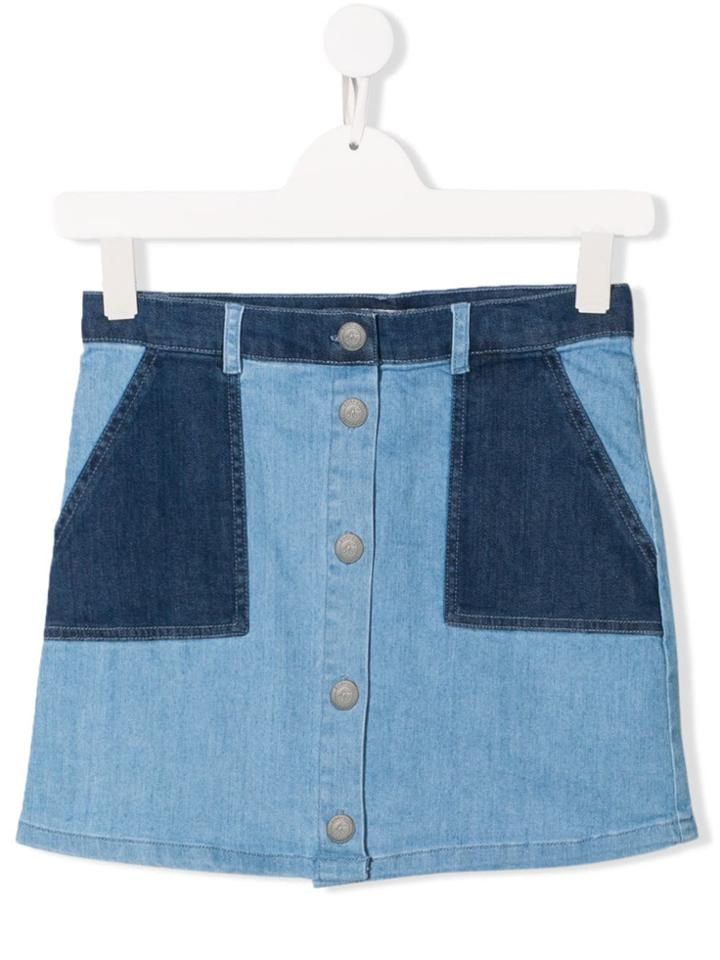 Bonpoint Jean Skirt - Blue