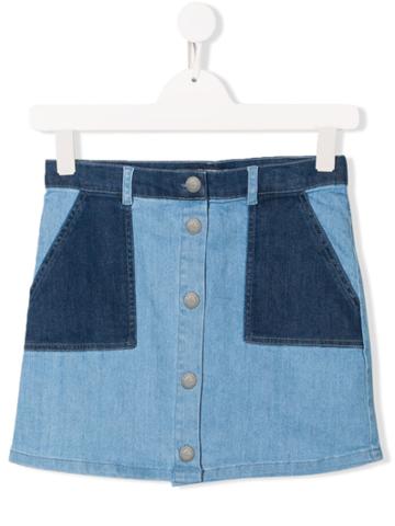 Bonpoint Jean Skirt - Blue
