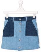 Bonpoint Jean Skirt - Blue
