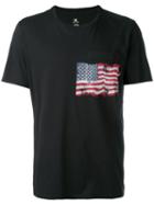 Parajumpers - Flag Print T-shirt - Men - Cotton - Xxl, Black, Cotton