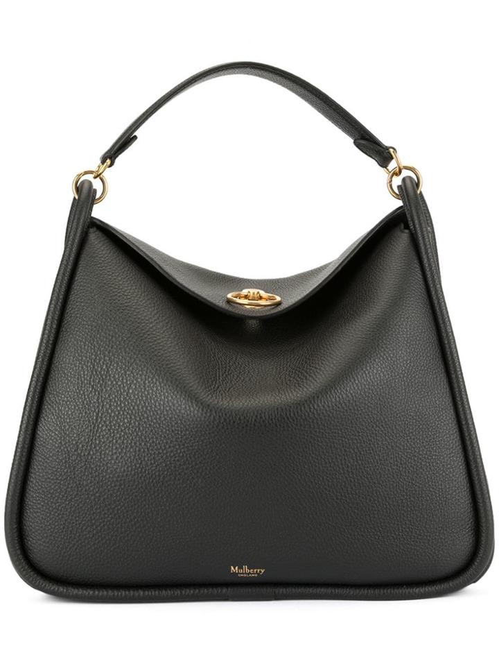Mulberry Leighton Small Classic Grain Bag - Black