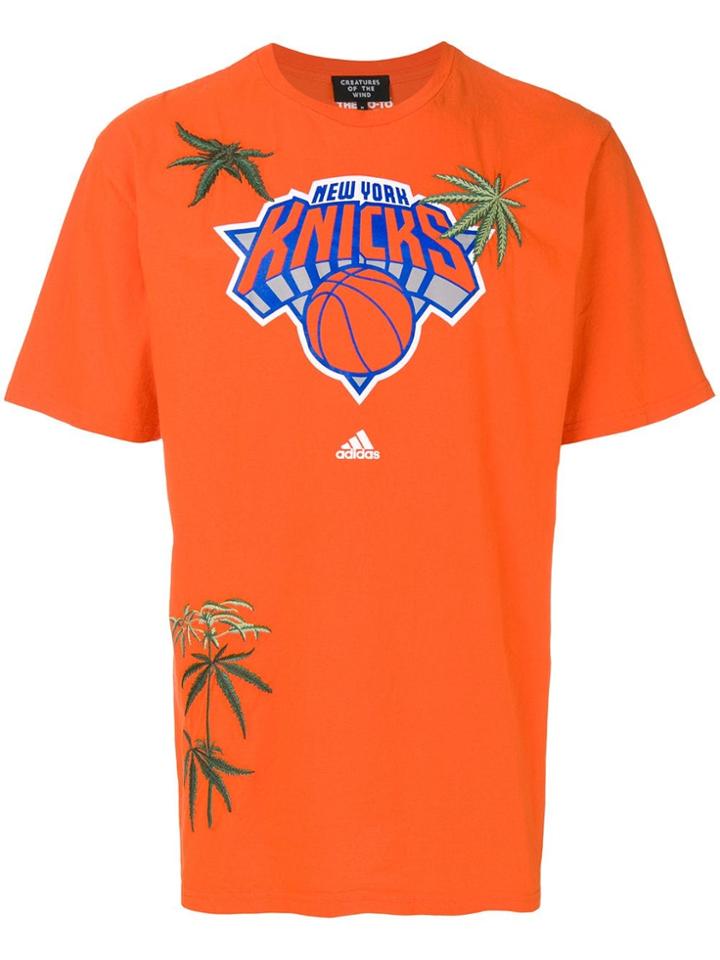 Creatures Of The Wind Ny Knicks Print T-shirt - Orange