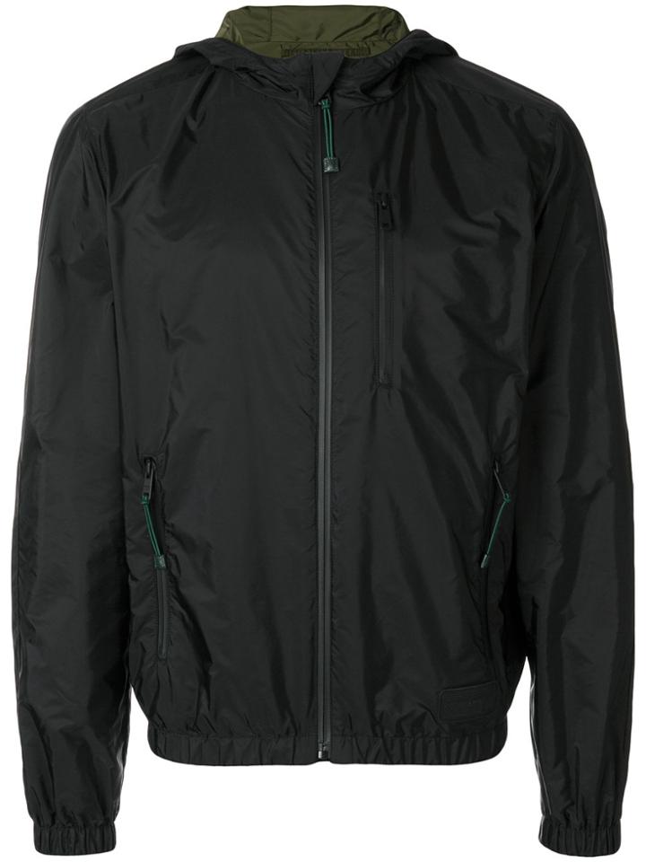 Prada Hooded Rain Jacket - Black