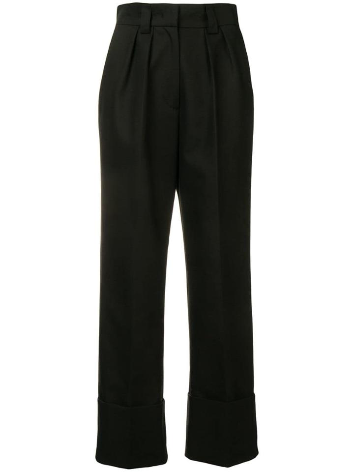 Msgm Straight Leg Trousers - Black