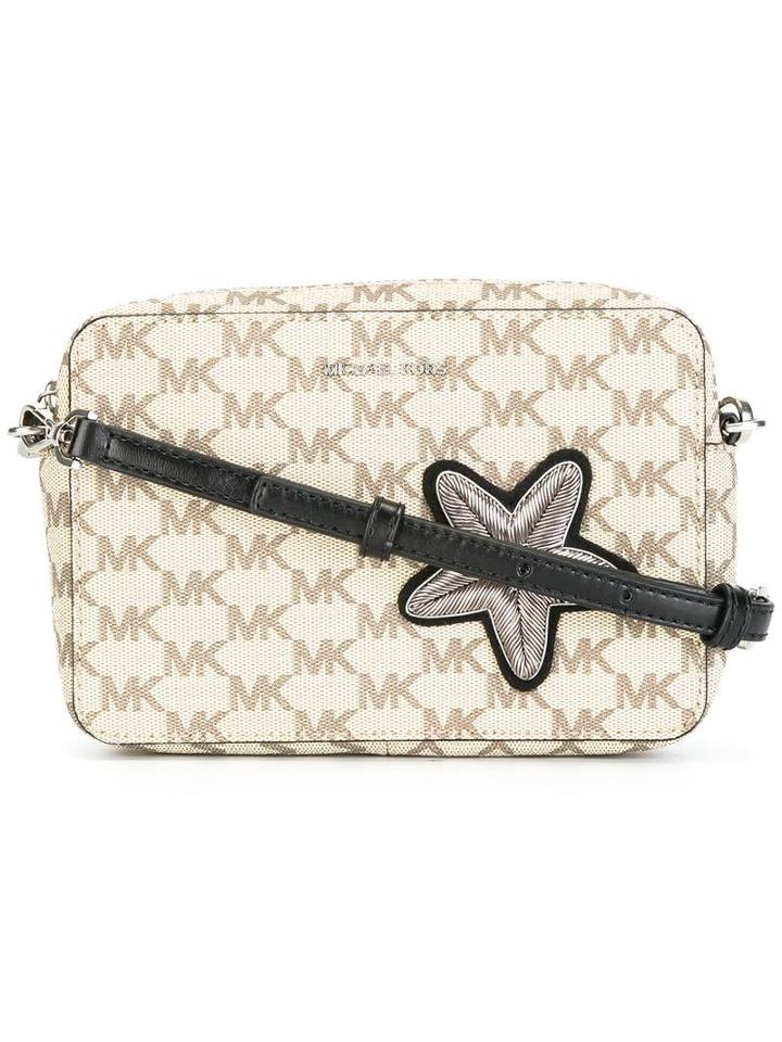 Michael Michael Kors Kors Studio Monogram Crossbody Bag, Women's, Nude/neutrals, Leather