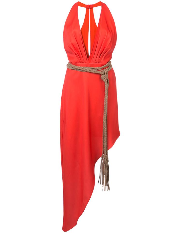 Haney - Nadja Dress - Women - Polyester - 4, Yellow/orange, Polyester