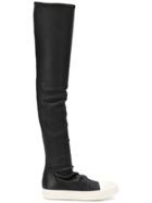 Rick Owens Knee Boots - Black